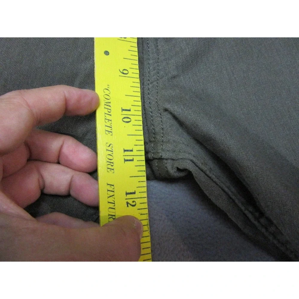 Banana Republic Travel Jean Mens 35x34 Green New Slim Fit Stretch Denim Pants